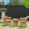 Canisse PVC brise vue renforce avec attaches de fixation 80x500cm gris - vuunut.com