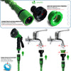 Tuyau d’Arrosage Extensible 15m 800D avec Accessoires vert - vuunut.com
