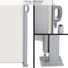 Paravent retractable avec housse de protection 140x300cm Beige - vuunut.com