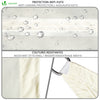 Voile d’ombrage Triangle Imperméable Polyester avec Corde 3x3x3m Beige - vuunut.com