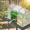 Potager sureleve avec bache PVC 80.5x130x43cm noir - vuunut.com
