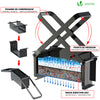 Presse briquette de papier compacteur en acier noir - vuunut.com