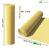 Canisse PVC brise vue renforce avec attaches de fixation 90x500cm beige - vuunut.com