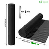 Canisse PVC brise vue renforce avec attaches de fixation 80x300cm gris - vuunut.com
