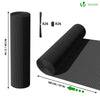 Canisse PVC brise vue renforce avec attaches de fixation 80x500cm gris - vuunut.com