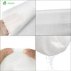 Lot de 3 Housse Hivernage Plante avec Cordon  et zipper Polypropylème 80g/m² 120x180cm blanc - vuunut.com