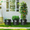 Lot 5 sacs de plantation non tisse 30L avec poignee Noir - vuunut.com