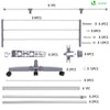 Sechoir a linge inox etendoir robuste ailes pliables 3 niveaux - vuunut.com
