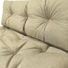 Lot de 2 Coussins pour palettes en bois beige - vuunut.com