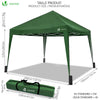 Tonnelle de jardin 3x3m pliable verte avec sac de transport - vuunut.com