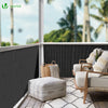 Canisse PVC brise vue renforce avec attaches de fixation 90x500cm gris - vuunut.com
