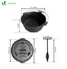 Cocotte en fonte Dutch oven 9L - vuunut.com