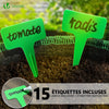 Lot de 5 sacs de plantation non tisse 20L avec poignee Noir - vuunut.com