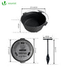 Cocotte en fonte Dutch oven 4.5L - vuunut.com