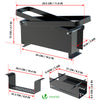 Presse briquette de papier compacteur en acier noir - vuunut.com