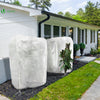 Lot de 3 Housse Hivernage Plante avec Cordon et zipper Polypropylème 80g/m² 200x240cm blanc - vuunut.com