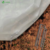 Voile d’hivernage en Polypropylème 50g/m² 1.5x20m avec piquets blanc - vuunut.com