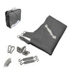 Voile d ombrage Triangle HDPE avec 19 pcs kit de montage - vuunut.com