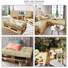 Lot de 4 Coussins pour palettes en bois beige - vuunut.com
