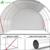 Serre de jardin Toute Saison 12m2 avec portes laterales - vuunut.com