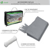 Voile d’ombrage Rectangulaire Imperméable Polyester avec Corde 3x2m Gris - vuunut.com