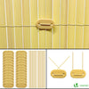 Canisse PVC brise vue renforce avec attaches de fixation 80x300cm beige - vuunut.com