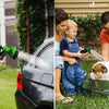 Tuyau d’Arrosage Extensible 15m Renforce 2500D avec Accessoires noir - vuunut.com
