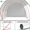 Serre de jardin Toute Saison 9m2 avec portes laterales - vuunut.com
