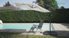 Parasol deporte 3M avec housse de protection et sangle de fixation Rouge