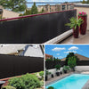 Brise vue pour balcon HDPE Renforcé 230GR/M2 600x90cm noir - VOUNOT