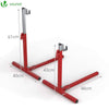 Leve tondeuse avec hauteur ajustable cric rouge - VOUNOT